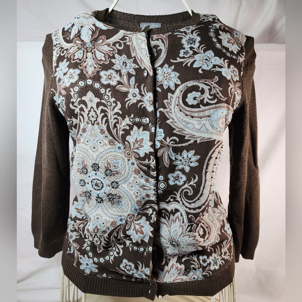 Ann Taylor beaded cardigan